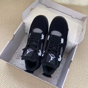 Nike Black and White Jordan-Style Sneakers